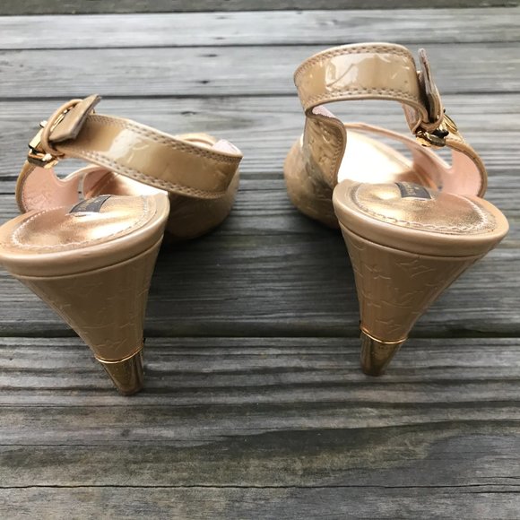 Louis Vuitton Women Heel Shoes Sandal Made in Ital - Picture 8 of 14